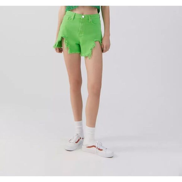 BDG Chewed A-Line Denim Short-‎ NWT-Women Size 27 - Picture 3 of 6